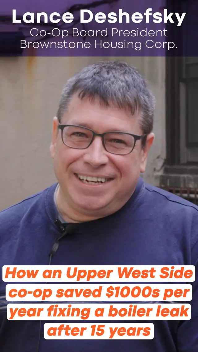 Upper West Side co-op saves thousands by fixing 15-year boiler leak