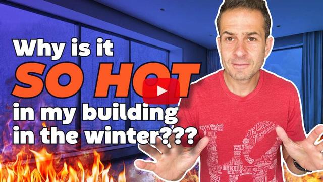 Why is it so hot in my building in the winter?